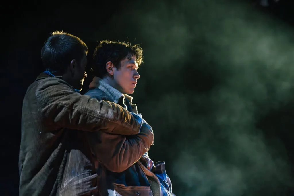 Harrison Ball and Jack Cameron Kay in "Brokeback Mountain."