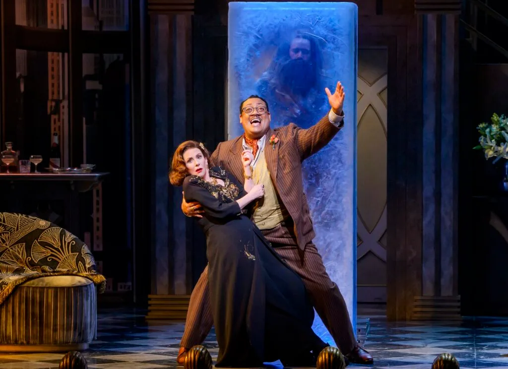 (l-r) Megan Mullally, Cedric Yarbrough and Grey Henson in "Iceboy!"