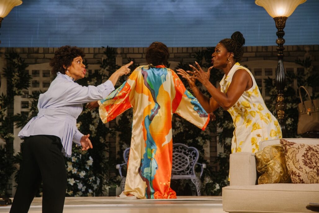 Denise Burse, Charlayne Woodard, an dDeborah Joy Winans in "Angry, Raucous, and Shamelessly Gorgeous."