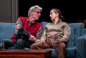 Gary Cole and Audrey Francis in Steppenwolf's "Catch as Catch Can."