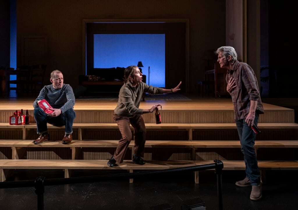 Tim Hopper, Audrey Francis and Gary Cole in "Catch as Catch Can."