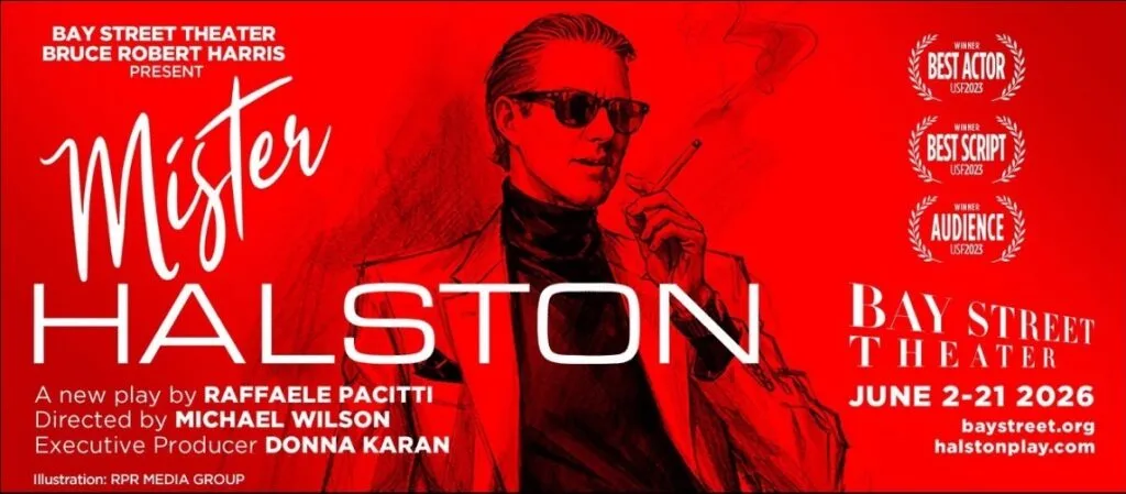 Promotional illustration for Mister Halston