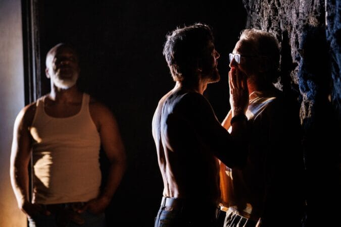 (l-r) Jeorge Bennett Watson, Ken Barnett and Stephen Spinella in "Jerome."