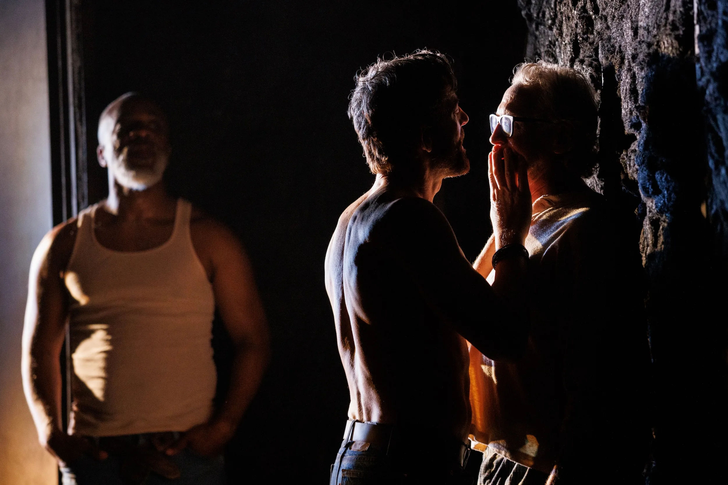 (l-r) Jeorge Bennett Watson, Ken Barnett and Stephen Spinella in "Jerome."