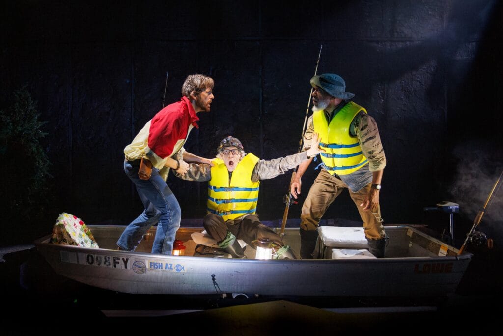 Ken Barnett, Stephen Spinella and Jeorge Bennett Watson in "Jerome."
