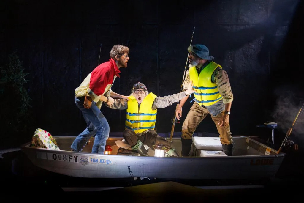 Ken Barnett, Stephen Spinella and Jeorge Bennett Watson in "Jerome."