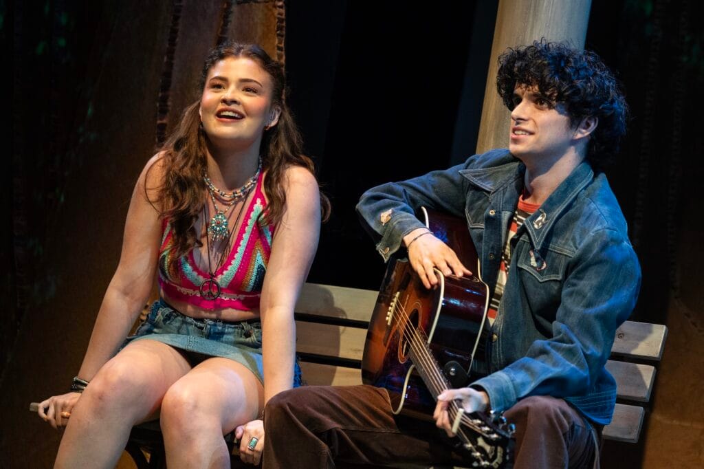 Sophie Pollono and Oscar Williams in "A Walk on the Moon."