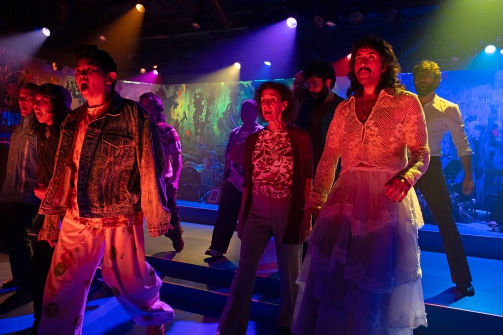 El Beh, Barbara Walsh, and Anthony Alfaro in "The Potluck."