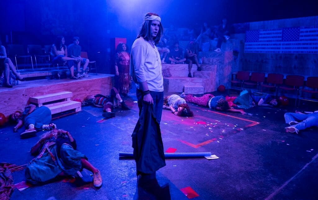 Gavin Rhys with the cast of Kokandy Productions’ revival of "Hair."