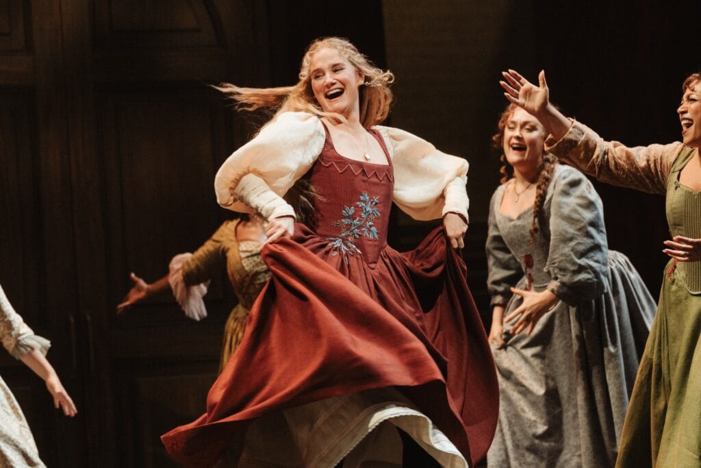 Jennifer Nettles and the company of "Giulia: The Poison Queen of Palermo."