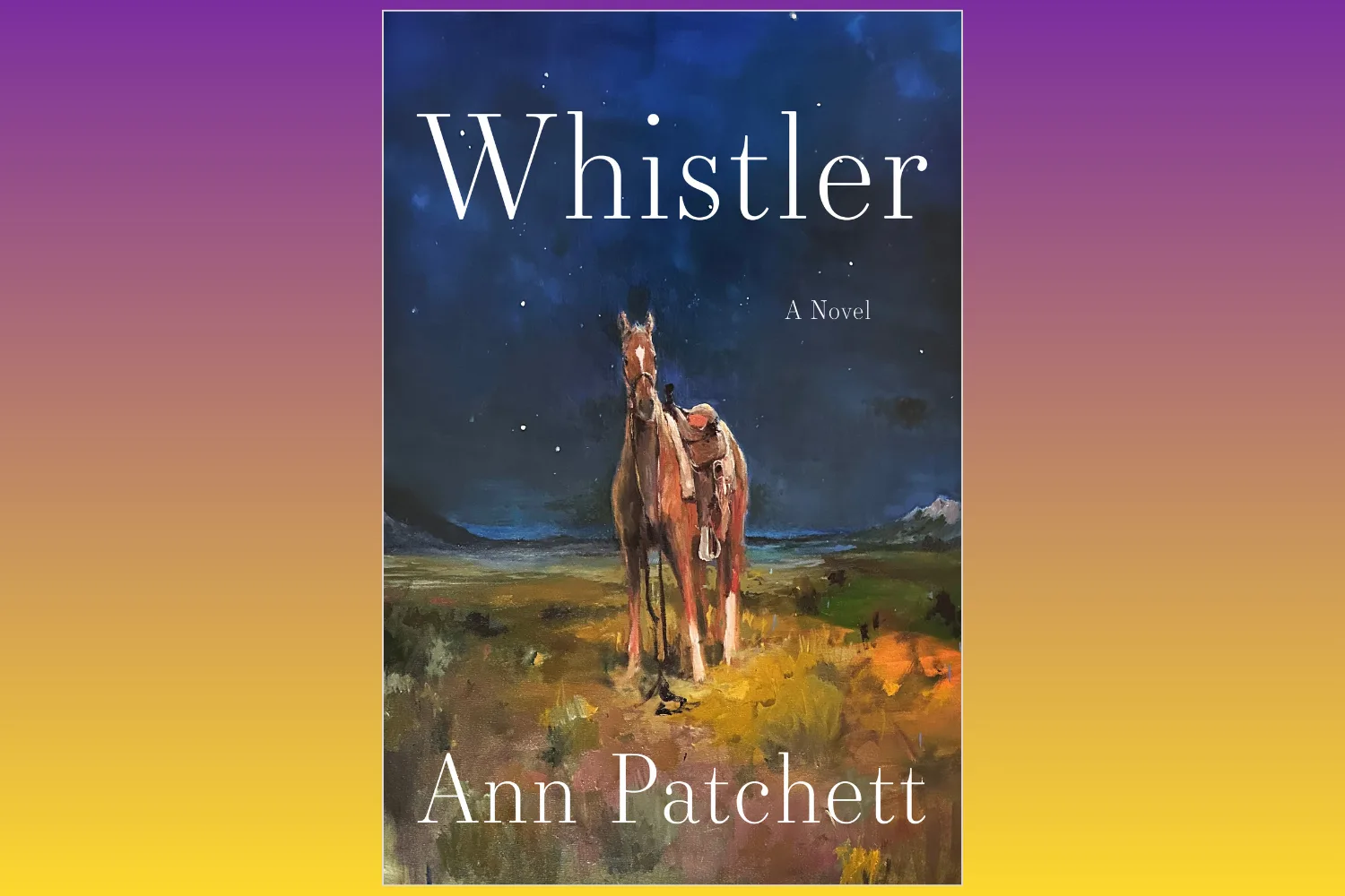 Whistler book cover by Ann Patchett