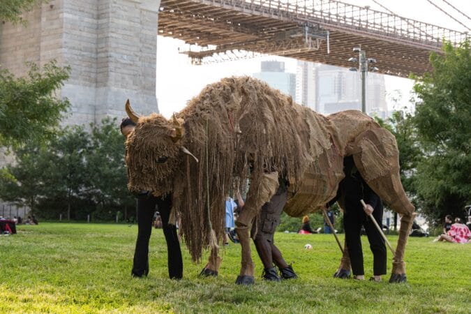 'Return of the Buffalo' puppet in NYC