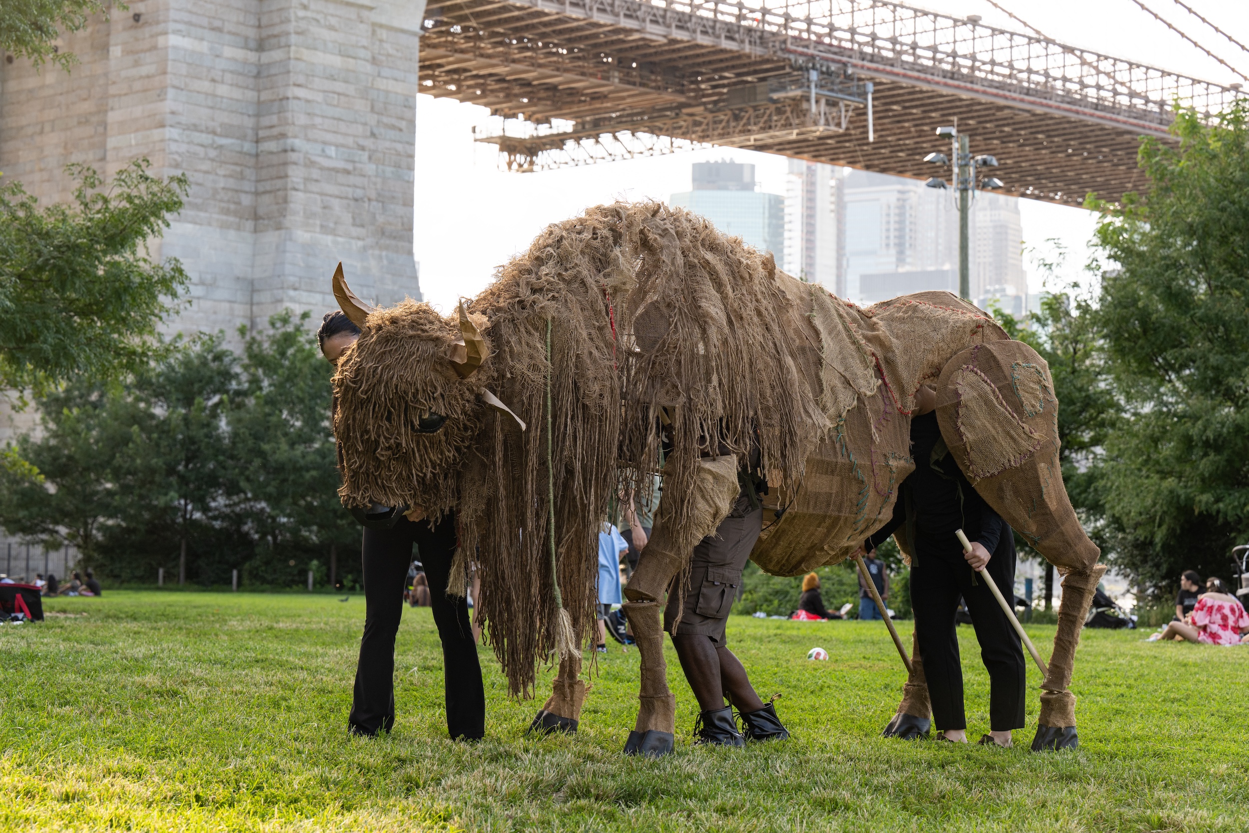 'Return of the Buffalo' puppet in NYC