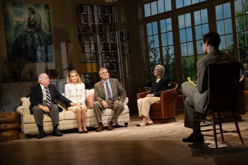 (l-r) Dakin Matthews, Jean Lichty, Robert Sean Leonard, Mary Beth Peil, and Chris Ghaffari in "An American Daughter."