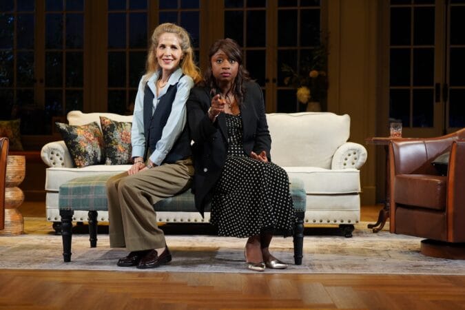 Jean Lichty and Montego Glover in "An American Daughter." Photo by Joan Marcus.