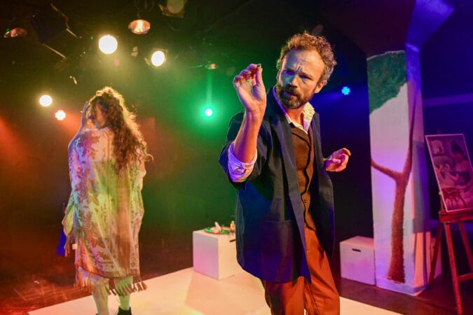 Missy Wise Vanderzee and Kevin Webb in Kokandy Productions' revival of "Sunday in the Park with George."
