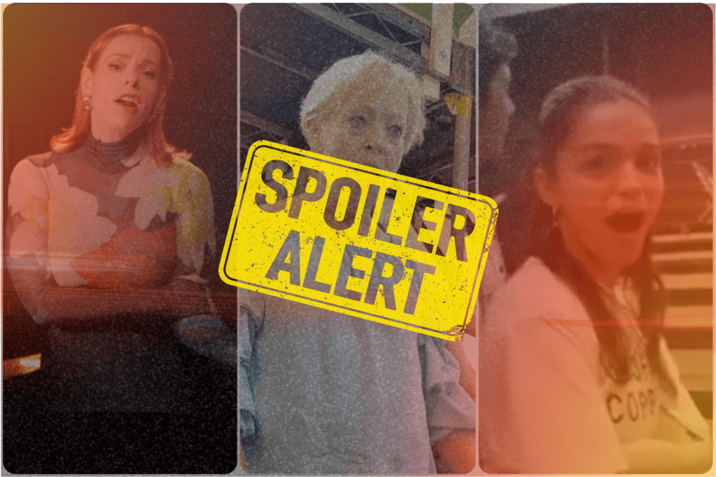Film stills from "City of Angels," "Kimberly Akimbo" and "Evita."