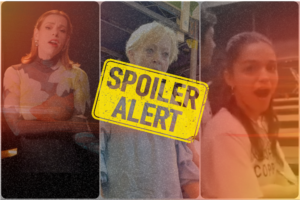 Film stills from "City of Angels," "Kimberly Akimbo" and "Evita."