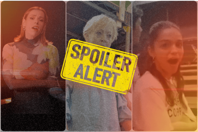 Film stills from "City of Angels," "Kimberly Akimbo" and "Evita."