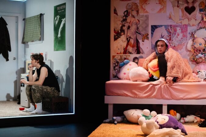 Zachary Desmond and Christopher Dylan White in Else Went's "Degenerates."