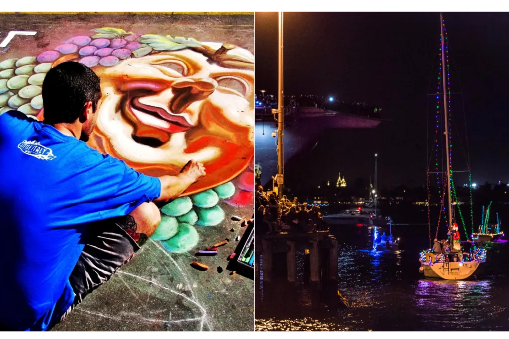 Bella Vita Fest and the Parade of Lights invite residents and travelers alike to hit the streets and the sea to experience San Diego culture. 