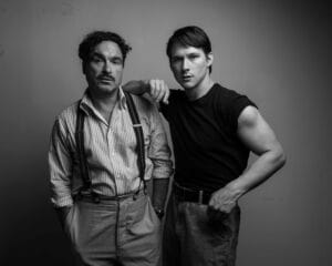 Johnny Galecki and Jacob Moskovitz as Tennessee Williams and Marlon Brando.