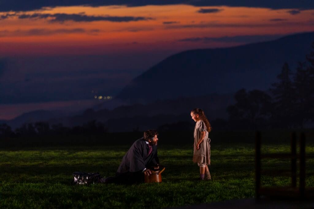 Josh Young and Madelyn Sue Merced in "Les Misérables."