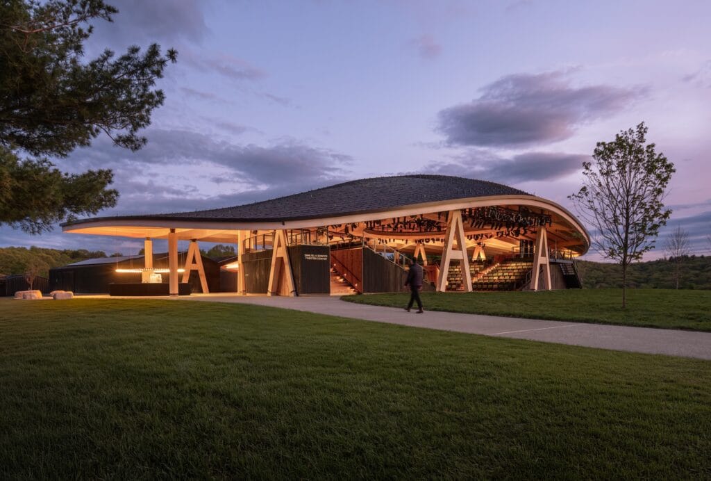 The Samuel H. Scripps Theater Center at Hudson Valley Shakespeare.