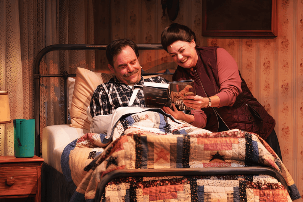 Geoffrey Kent and Jacque Wilke star in “Misery” at the Arvada Center. 
