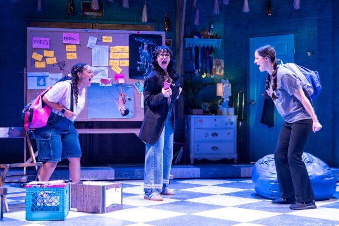 (l-r) Ariana Burks, Jacqueline Guillén and Carmen Berkeley in "Dead Girl's Quinceañera."