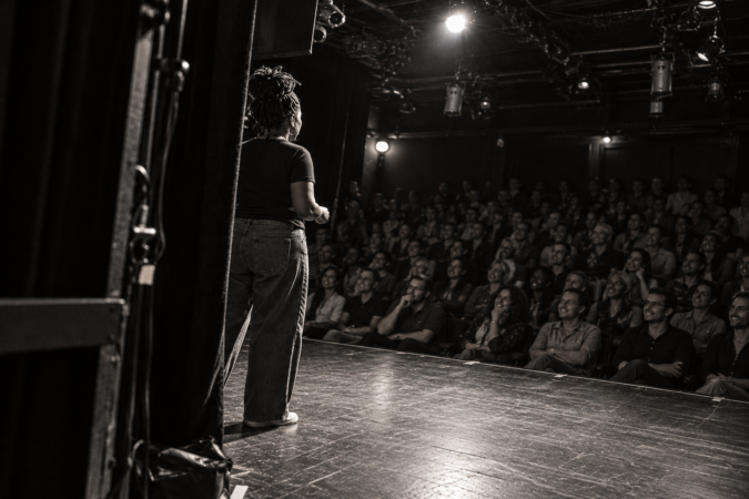Behind the scenes of the United Solo Theatre Festival.