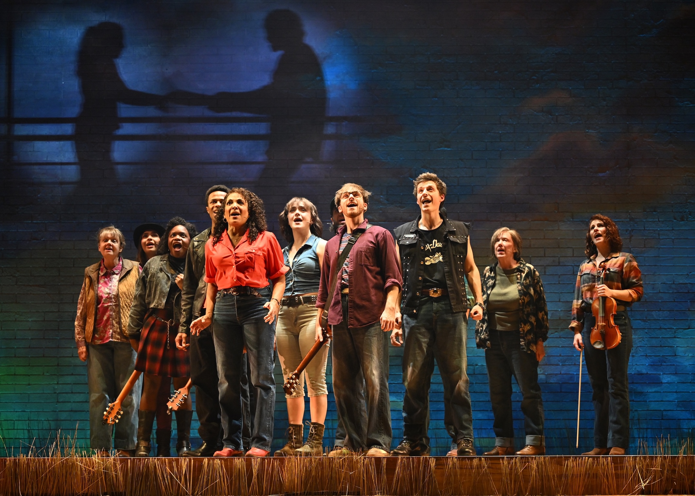 The cast of Ogunquit Playhouse's world premiere musical, "Small Town."