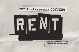 RENT 30th anniversary concert logo