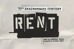 RENT 30th anniversary concert logo