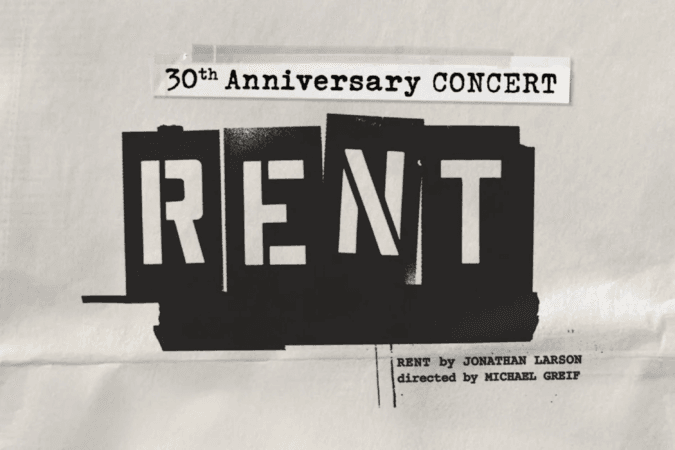 RENT 30th anniversary concert logo
